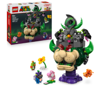 LEGO Super Mario Prinz Florian & Schloss Bowser - Interaktives Spielzeug mit 4 Figuren - Pinker Yoshi & Stand zum Spielen & Ausstellen - Gamer Geschenk für Jungen & Mädchen ab 9 Jahren - 72042