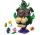LEGO Super Mario Prinz Florian & Schloss Bowser - Interaktives Spielzeug mit 4 Figuren - Pinker Yoshi & Stand zum Spielen & Ausstellen - Gamer Geschenk für Jungen & Mädchen ab 9 Jahren - 72042