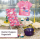 BABY born 832790 Weekend Fischen - Puppenzubehör Angel-Set mit bunt bedruckten Liegestuhl mit Ablagetischchen, Flasche, Korb, Enten und Angel sowie pinkem Longshirt, Pink