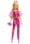 Barbie Deluxe Style-Puppe #5 in rosafarbenem Metallic-Outfit, blond, mit glitzerndem Korsett-Top und glänzender Hose mit Accessoires wie Einer rosafarbenen Kette und Einer Handtasche, JFP40