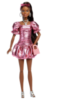 Barbie Deluxe Style-Puppe #6 mit korallfarbenem...