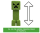 Mattel Minecraft Große Actionfiguren, 30 cm große, bewegliche Creeper-Sammelfigur, inspiriert von Ein Minecraft Film, JFR66, [Mehrfarbig]