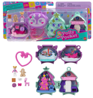 Polly Pocket Holiday-Kompakt-Packung mit 2 Stück