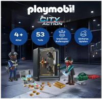 PLAYMOBIL City Action 70908 Starter Pack Tresorknacker, Spielzeug für Kinder ab 4 Jahren