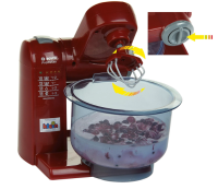 Theo Klein 9556 Bosch Küchenmaschine | Batteriebetriebene Küchenmaschine mit 2 Geschwindigkeitsstufen | Maße: 20 cm x 22 cm x 20 cm | Spielzeug für Kinder ab 3 Jahren