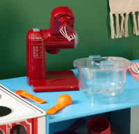 Theo Klein 9556 Bosch Küchenmaschine | Batteriebetriebene Küchenmaschine mit 2 Geschwindigkeitsstufen | Maße: 20 cm x 22 cm x 20 cm | Spielzeug für Kinder ab 3 Jahren