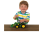 Theo Klein 3906 John Deere Traktor mit Holz- und Heuwagen I Schraubset inkl. Schraubendreher I Maße: 47 cm x 10,50 cm x 12 cm I Spielzeug für Kinder ab 3 Jahren