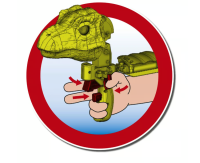 Wow! Stuff Jurassic World Baby T-Rex Dinosaurier Handpuppe, mit verstecktem Steuergriff & Handschuh, über 20 Sounds & Bewegungen, Größe ca. 58 cm, batteriebetrieben