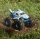 Monster Jam Megalodon Storm, RC Truck, Amphibienfahrzeug in Hai-Optik für Land und Wasser, Maßstab 1:15 - kinderleichte Bedienung, ab 4 Jahren, Blue