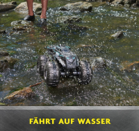 DC Batman All-Terrain Batmobile, ferngesteuertes Amphibienfahrzeug für Land und Wasser mit Platz für 1x 10cm Batman-Actionfigur